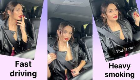 Fast driving and heavy smoking