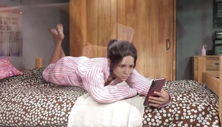 Futa Fingers and Jerks Herself- Having a Hard Time #6- Gameplay