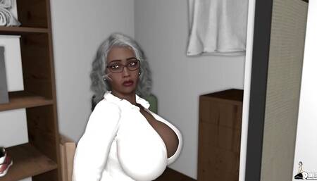 Curvy Church Lady Ms. Jiggles Throw That Ass Back on Some Thick Cock