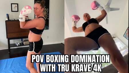 Pov boxing domination with Tru Krave 4k