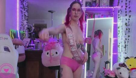 Cheebeezkneez Blows Birthday Balloons, Rubs Against Them, Humps Them and POPS one!!