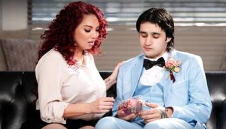 Stepmom takes stepdaughters prom date