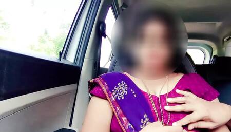 Desi Bhabhi Ko Car Me Bitake Public Me Maza Liya