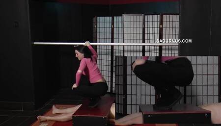 Dyanna Crush on Her Slave Groin in Boots! Picture in the Picture!