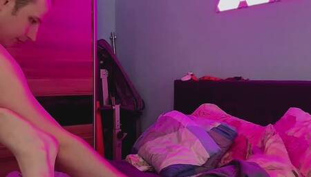 Teen18+ Amber gives her stepbro his first deepthroat, he cums on her cute braces