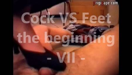 THE OLD PRIGIGAPE MOVIES - cock VS feet the beginning - Volume VII