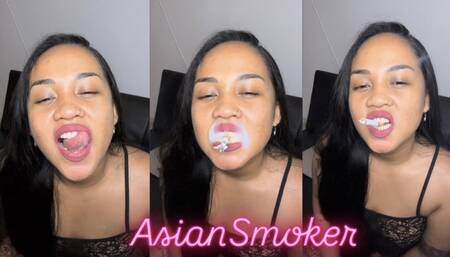 Showing my sexy yellow smoker teeth