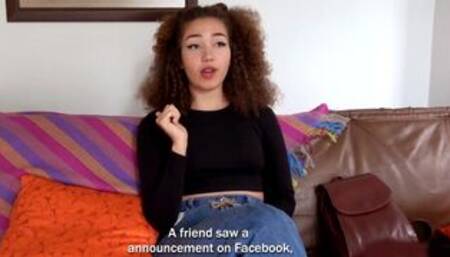 Latina teen does anal on first casting