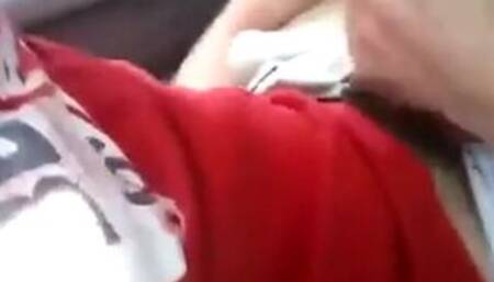 Young Blonde Gives Daddy Roadhead