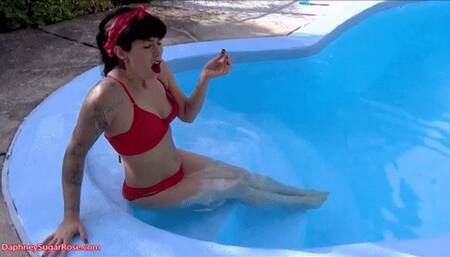 Allergies From Outdoor Pool Time Sneezing -MOV