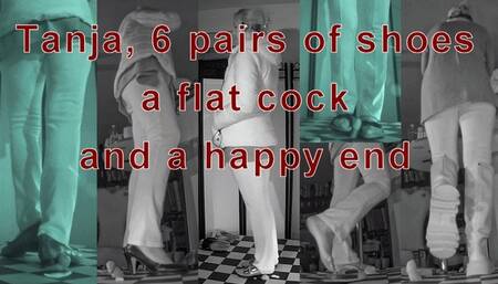 Trampled flat and squeezed out unknowingly by Tanja under 6 pairs of shoes - VD 12