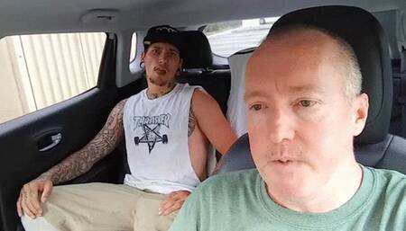 SKATER MAKES NERD WORSHIP HIS DIRTY SOCKS IN CAR