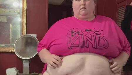 Ssbbw Hexsii slowmotion belly swishing