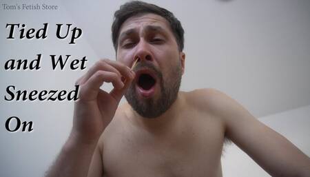 Tied Up and Wet Sneezed On 720p WMV - Toms Fetish Store