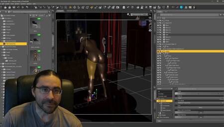 Building the Leticia Scene Body Posing Part 1