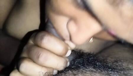 stepmom give a blowjob to stepson