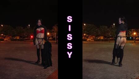 Sissy taniax, street slut exposure