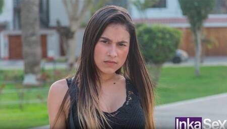 Petite college girl with pink pussy is approached by a fake Professor and detonates her ass.