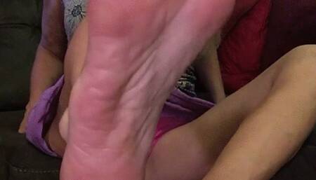 PINK SOLES AND PINK PANTIES