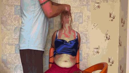 Alex fills up Jeanette's belly MP4