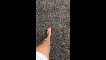 Peko Lux's Feet Walking in POV - MP4 (HD 1080p)