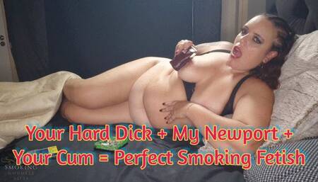 Your Hard Dick + My Newport + Your Cum = Perfect Smoking Fetish - SGL144
