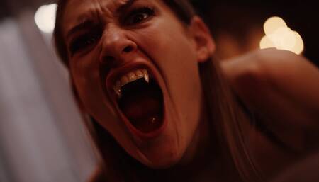 Vampire Seduction in Old Gothic Manor - Nerdy Girl Gets Mesmerized by Century Old Sexy Blonde Owner