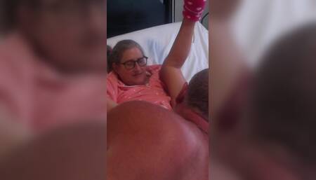 Hot Mature Gets Her Pussy Shaved Licked and Large Buttplug Inserted