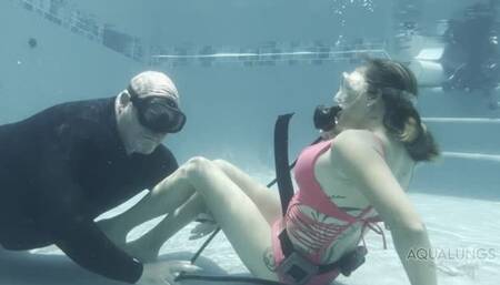 Buddy Breathing Fun and Peril Practice With Miss Busty Blue