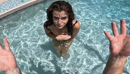 Nathalia Gets Punished For Nude Swimming