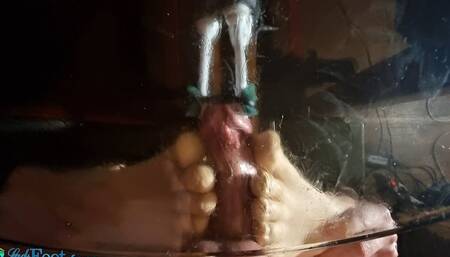 Glass Table Cock Trample Tickle HD