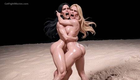 Excerpts from The Bi-Babes 2024 Spring CatFighting Season mov