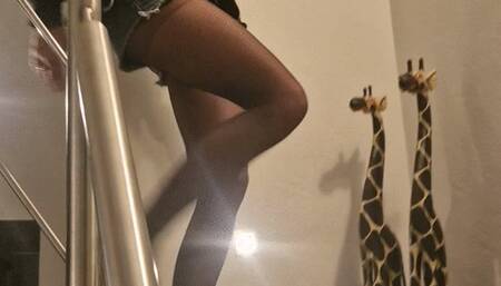 Crushing Boxes in Nylons and Birkenstock Madrid BigBuckle