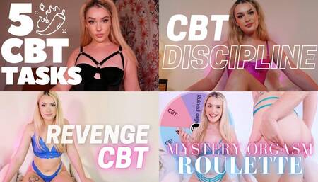 THE ULTIMATE CBT COLLECTION - 4 CBT Instruction - Ballbusting Task Clip Compilation