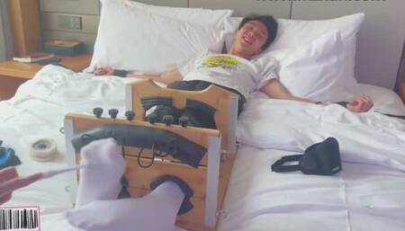 First Time Tickle Test [Part 2] – Chinese Freshman’s Socks Come Off