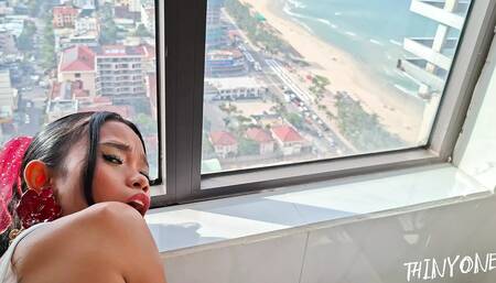 I Showed My Pussy to Everyone in the City Before I Got Huge Load of Cum on My Ass