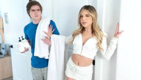 Arab teen stepsister is a bratty slut