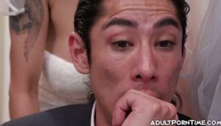 Shay Sights Texas Patti and other lovely brides suck and ride huge cock