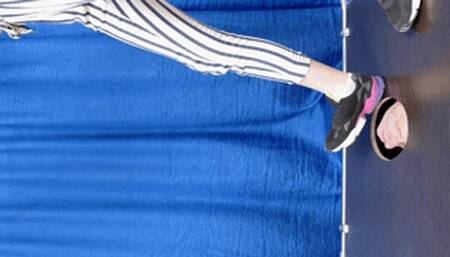 Your floor-face will suffer under my Adidas sneakers (part 1 of 2), flo075x 2160p