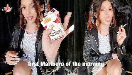 First Marlboro of the Morning