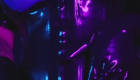 Your chance to worship KayaNicol's Shiny latex tits