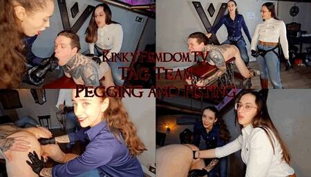 Tag Team Pegging and Anal Fisting in Jeans @mazmorbidfetish