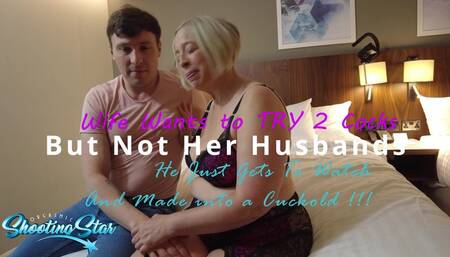 HotWife Fuks 2 Guys in front of Cuckold Husband