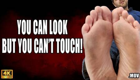 KingMarti: You Can Look At My Feet But You Cant Touch - Foot JOI - 4K UHD - MOV