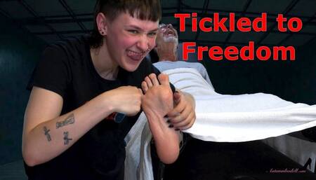 Tickled to Freedom - Smokin Rose And Antickl Tickling Interrogation By Tickling Male Feet