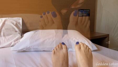 Goddess Lohan - Worship and Suck My Toes with Devotion - HD