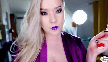 Perfect purple glossy lips on an Eve 120s [wmv]