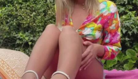 DRAIN YOUR BALLS ON MY FEET, CUM ONLY WHEN THE COUNTDOWN IS OVER! JOI