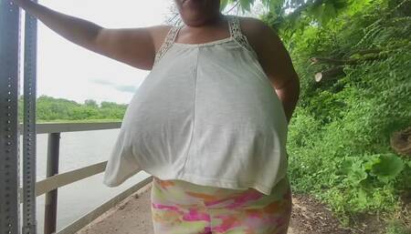 Big Tits at Public Park