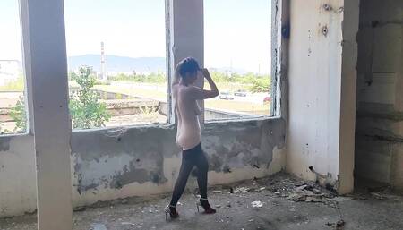 The Little Whore Undressed in the Abandoned Building